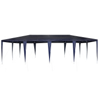 Produktbild för Partytält Blå 800 x 400 x 266 cm Polyeten och Stål