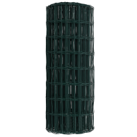 Produktbild för Eurogärdsel Grön 0,6 x 50 m PVC-belagt järn