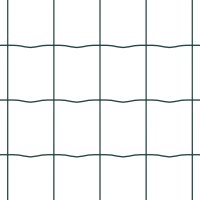 Produktbild för Eurogärdsel Grön 0,6 x 50 m PVC-belagt järn