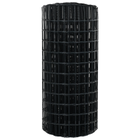 Produktbild för Eurogärdsel Grå 0,8 x 25 m PVC-belagt järn