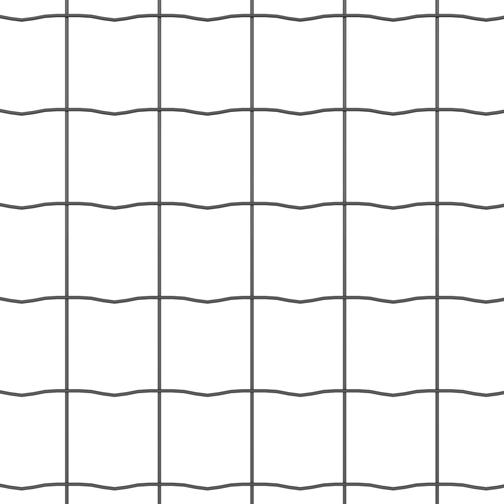 Produktbild för Eurogärdsel Grå 0,8 x 25 m PVC-belagt järn