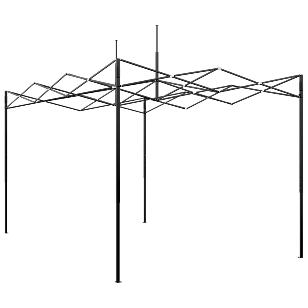 Produktbild för Växthus med Pop-up Ram med tak Grön 280 x 410 x 315 cm Järn