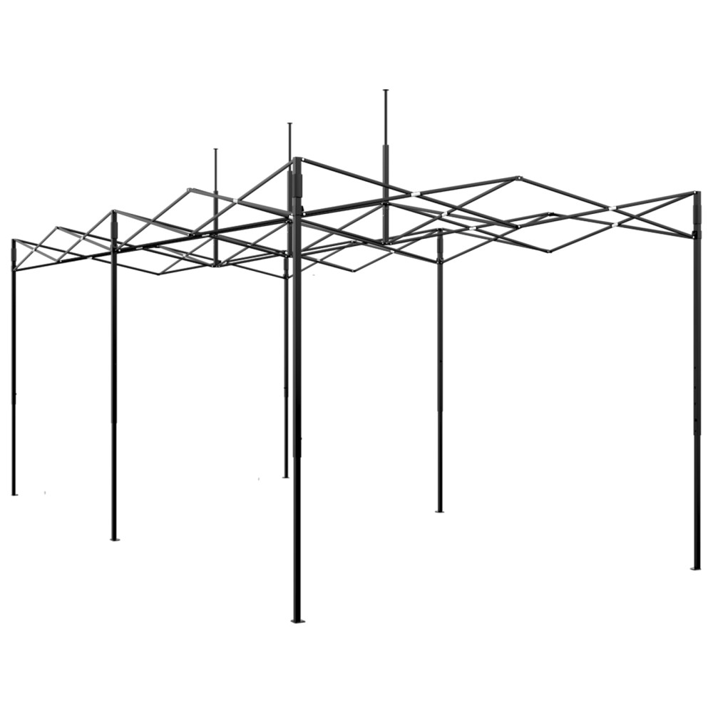 Produktbild för Växthus med Pop-up Ram med tak Grön 290 x 580 x 315 cm Järn