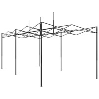 Produktbild för Växthus med Pop-up Ram med tak Grön 290 x 580 x 315 cm Järn