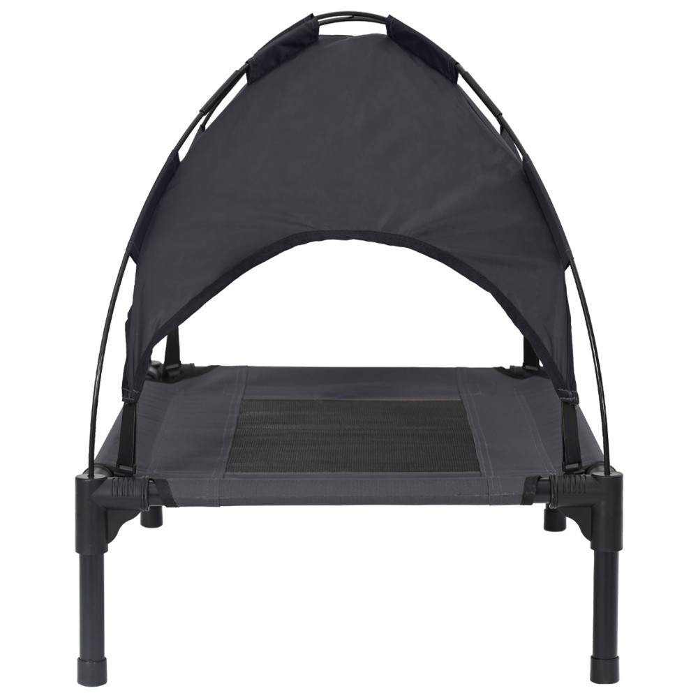 Produktbild för Hundsäng Svart 76 x 62 x 70,5 cm Stål
