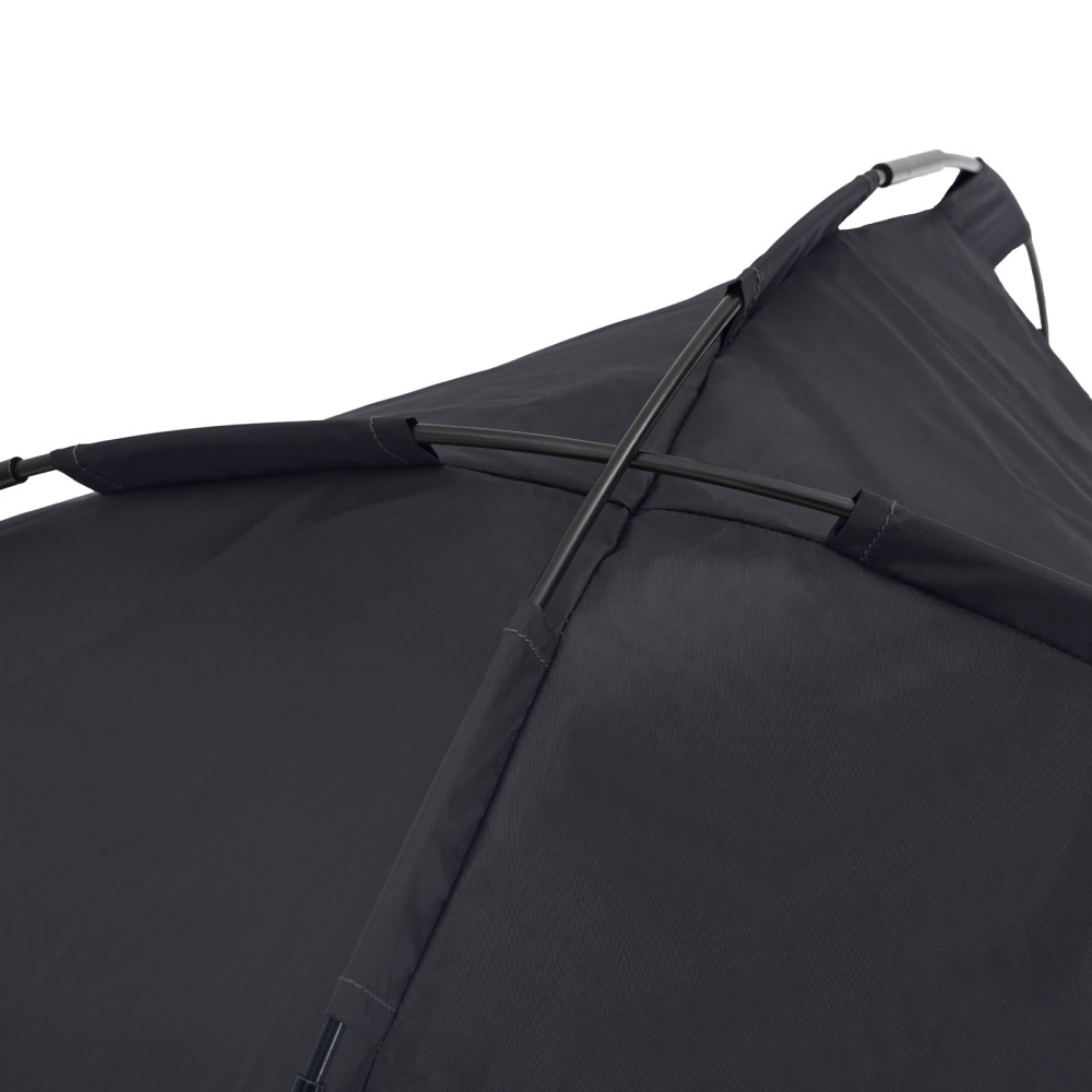 Produktbild för Hundsäng Svart 76 x 62 x 70,5 cm Stål