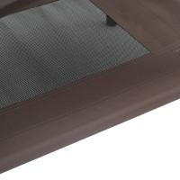 Produktbild för Hundsäng Brun 76 x 62 x 70,5 cm Stål