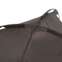 Produktbild för Hundsäng Brun 76 x 62 x 70,5 cm Stål
