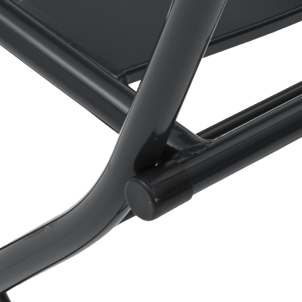 Produktbild för Trädgårds Bistro Set 3 pcs Antracit Stål
