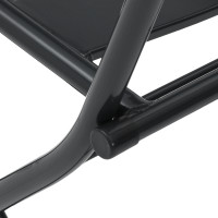 Produktbild för Trädgårds Bistro Set 3 pcs Antracit Stål