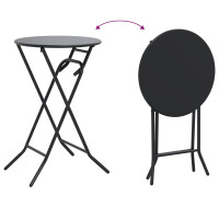 Produktbild för Trädgårdsbord Antracit 50 x 50 x 72 cm Metall