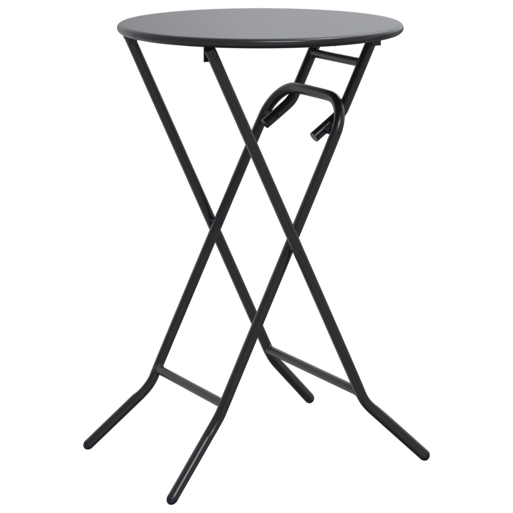Produktbild för Trädgårdsbord Antracit 50 x 50 x 72 cm Metall