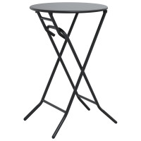 Produktbild för Trädgårdsbord Antracit 50 x 50 x 72 cm Metall