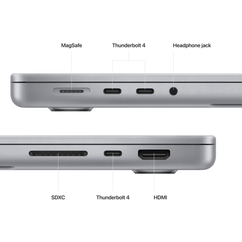 Produktbild för MacBook Pro M2 Pro (2023) 16GB 512GB SSD 14,2” - Rymdgrå, svenska (Öppnad)