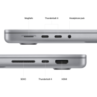 Produktbild för MacBook Pro M2 Pro (2023) 16GB 512GB SSD 14,2” - Rymdgrå, svenska (Öppnad)