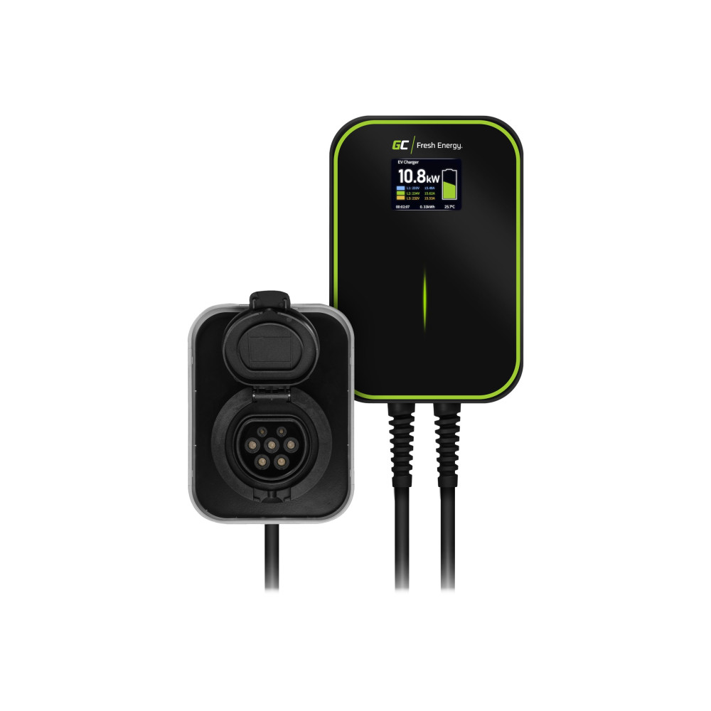 Produktbild för Green Cell EV PowerBox EV-laddningsstation - IEC 62196 Type 2 - 22 kW
