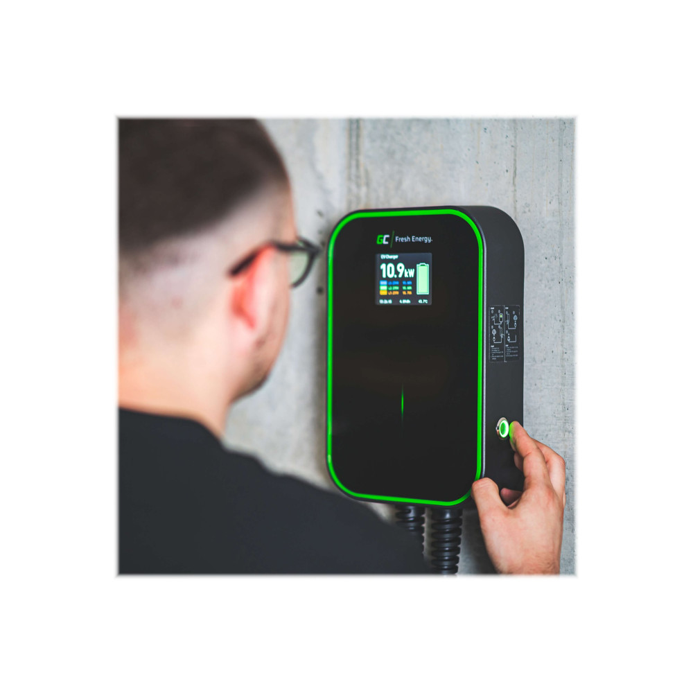 Produktbild för Green Cell EV PowerBox EV-laddningsstation - IEC 62196 Type 2 - 22 kW