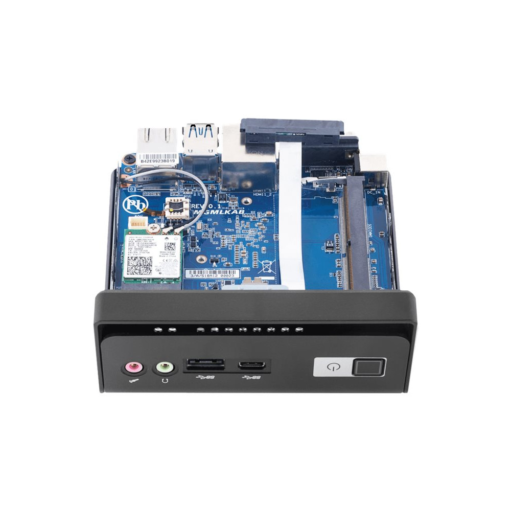Produktbild för Gigabyte BRIX GB-BLPD-5005R (rev. 1.0) - Ultra Compact PC Kit - Pentium Silver J5005 1.5 GHz - 0 GB - ingen HDD