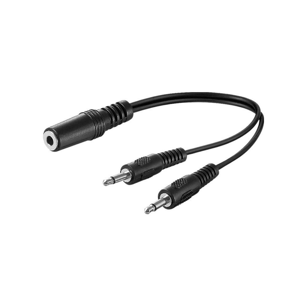 Produktbild för goobay AVK 325-0020 - audio-adapter - 20 cm