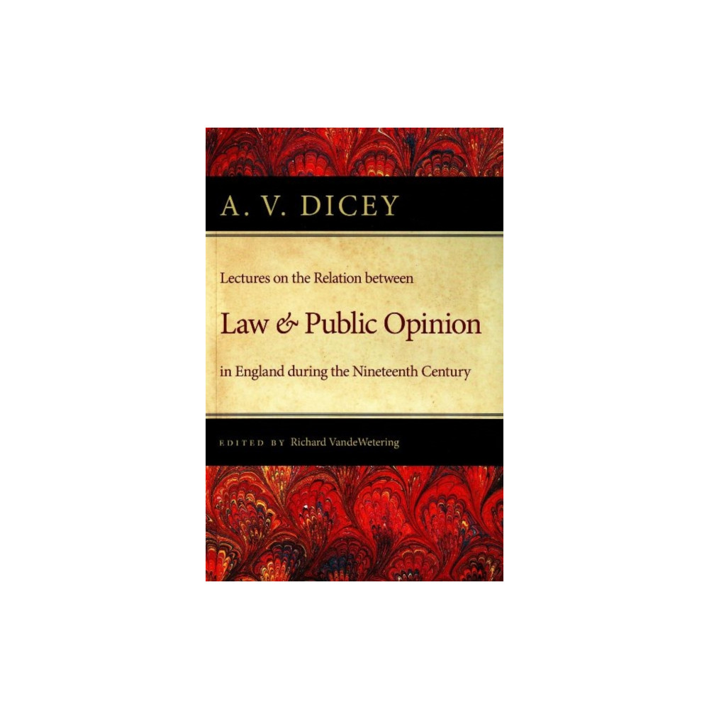 Produktbild för Lectures on the Relation Between Law & Public Opinion (häftad, eng)