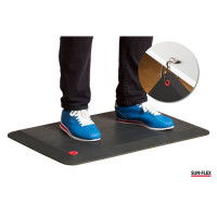 Produktbild för Arbetsplatsmatta SUN-FLEX StandMat gr/sv