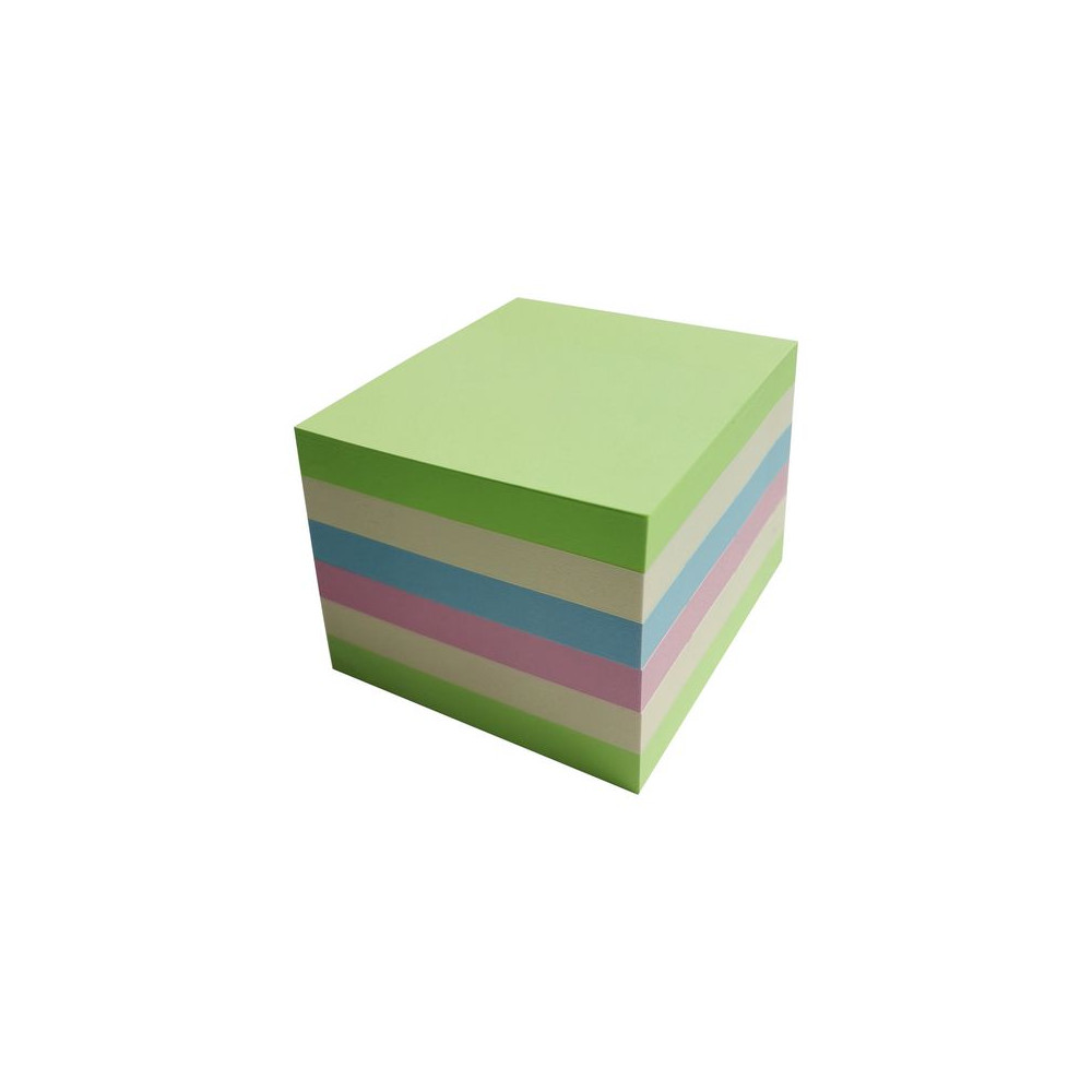 Produktbild för Notes LYRECO recycled 75x75mm sort. 6/fp