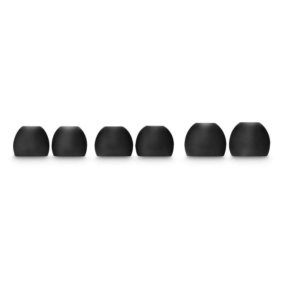 Produktbild för Replacement Ear Pads Silicone 6-pack Black