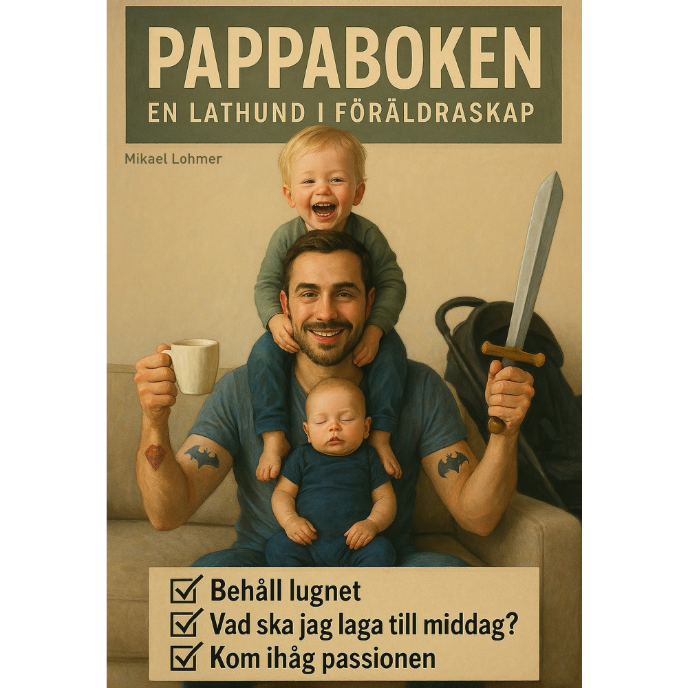Produktbild för Pappaboken : en lathund i föräldraskap (bok, danskt band)