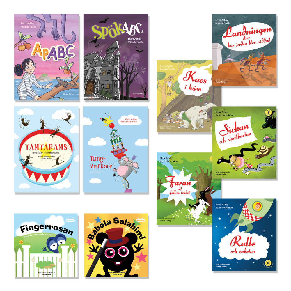 Produktbild för Språkstimulerande bokpaket 3-8 år (bok, kartonnage)