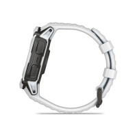 Produktbild för Garmin Instinct 2X Solar - fiberförstärkta polymerer - Ja smart klocka med band - 64 MB - whitestone