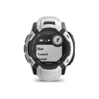 Produktbild för Garmin Instinct 2X Solar - fiberförstärkta polymerer - Ja smart klocka med band - 64 MB - whitestone