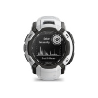 Produktbild för Garmin Instinct 2X Solar - fiberförstärkta polymerer - Ja smart klocka med band - 64 MB - whitestone