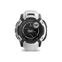 Produktbild för Garmin Instinct 2X Solar - fiberförstärkta polymerer - Ja smart klocka med band - 64 MB - whitestone