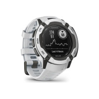 Produktbild för Garmin Instinct 2X Solar - fiberförstärkta polymerer - Ja smart klocka med band - 64 MB - whitestone