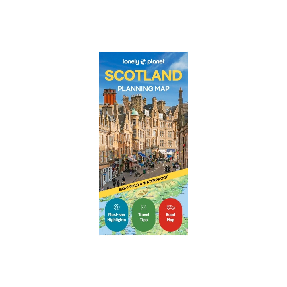 Produktbild för Lonely Planet Scotland Planning Map (bok, eng)