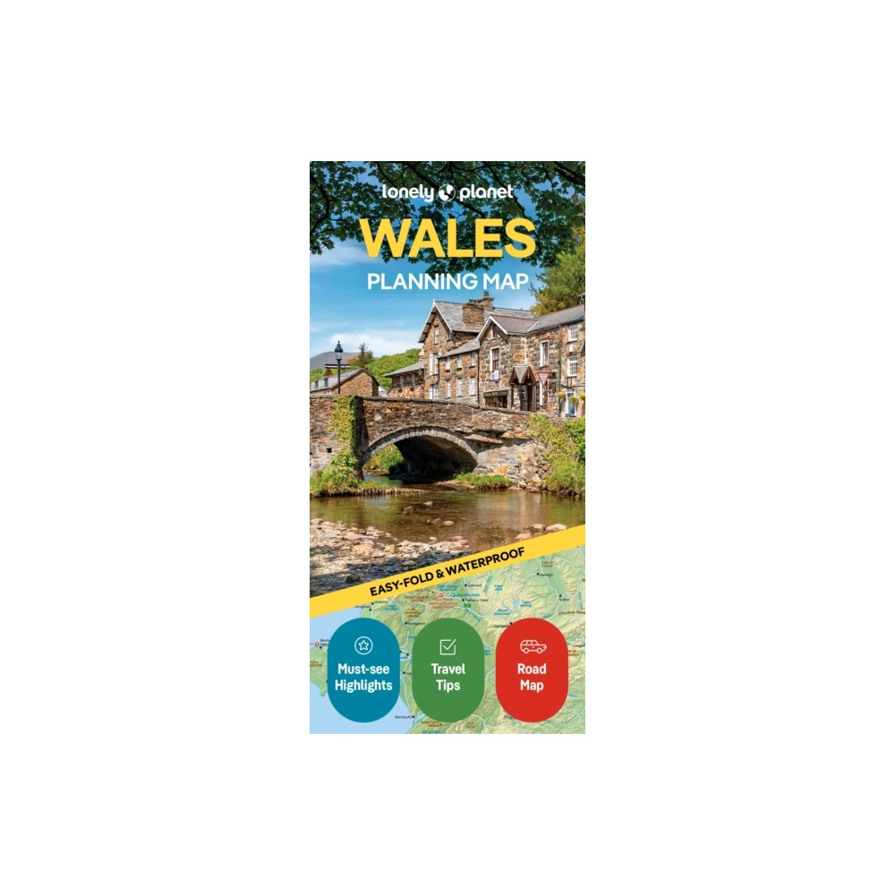 Produktbild för Lonely Planet Wales Planning Map (bok, eng)