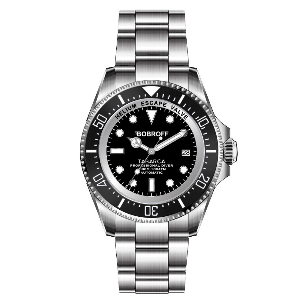 Produktbild för BOBROFF BF001 - Automatic Herr (44MM)