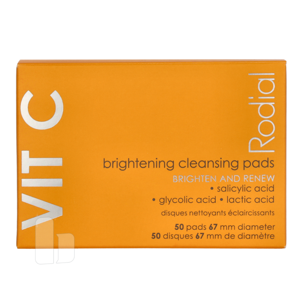 Produktbild för Rodial Vit C Brightening Cleansing Pads 50 pack Dam