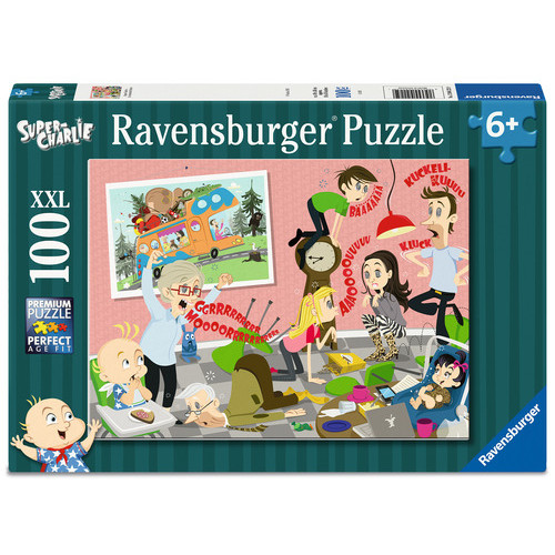 Ravensburger Pussel Super Charlie 100 psc