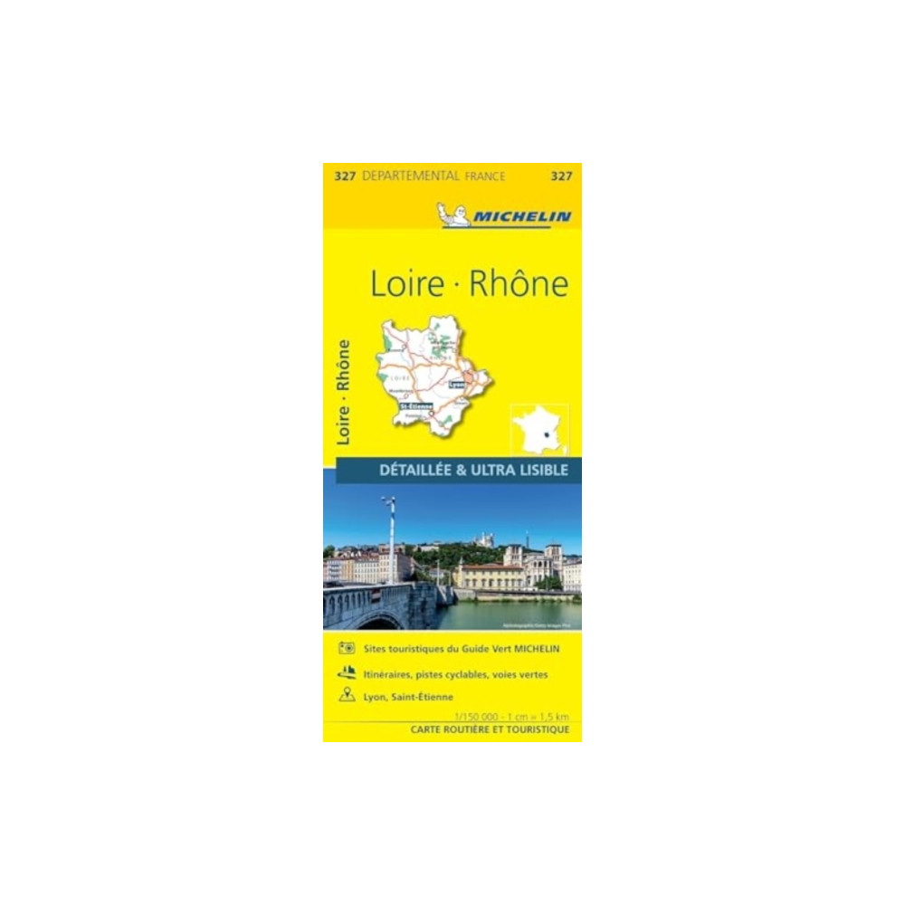 Produktbild för Loire, Rhone - Michelin Local Map 327