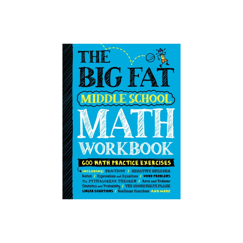 Produktbild för The Big Fat Middle School Math Workbook (häftad, eng)