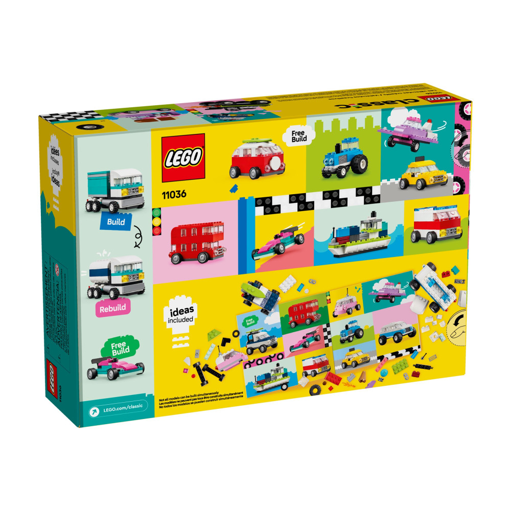 Produktbild för LEGO CLASSIC 11036 - Creative Vehicles - byggsats