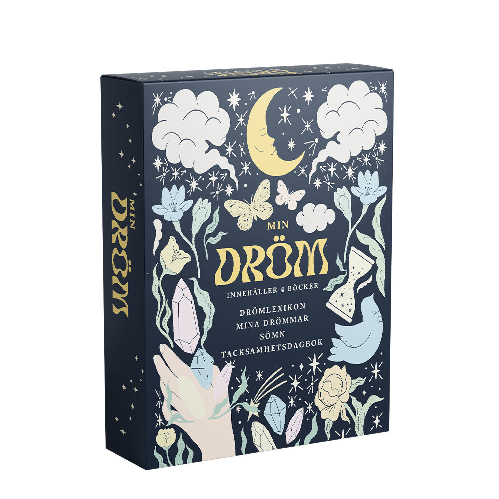 Produktbild för MIN DRÖM : Drömlexikon, Mina drömmar, Sömn, Tacksamhetsdagbok (bok)