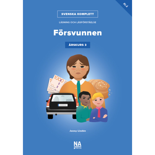 Jonny Lindén Svenska Komplett – Läsning och läsförståelse åk 3 – Försvunnen blå bok (häftad)
