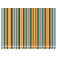 Produktbild för Utdragbar markis Grön och Gul 450 x 350 x 165 cm