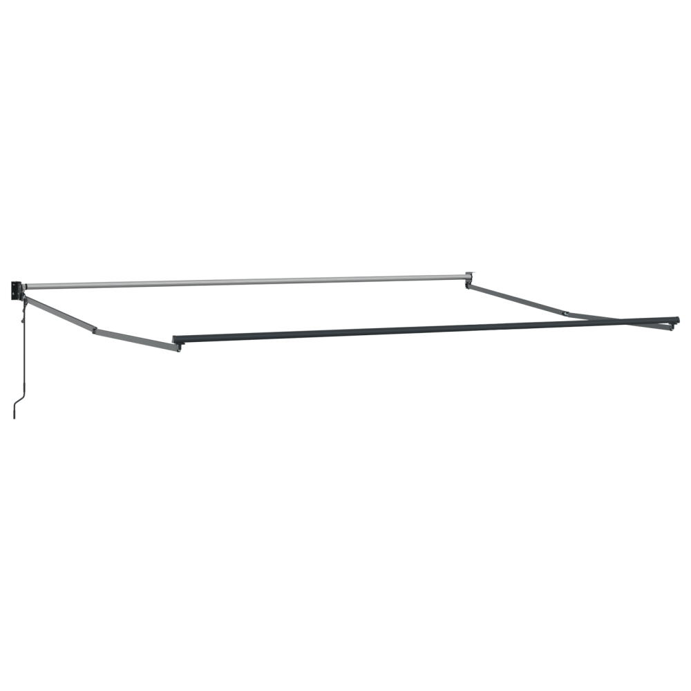 Produktbild för Markis Vit 500 x 300 x 165 cm Polyester och metall