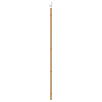 Produktbild för Skjutdörr ORKDAL Naturfärg 93 x 232 cm Massivt tallträ och glas