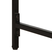 Produktbild för Matbord 140x70x75 cm massivt trä grov mango