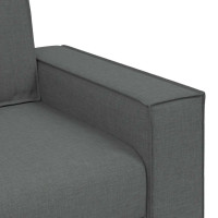 Produktbild för 2-sitssoffa mörkgrå 180x78x84 cm tyg