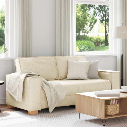vidaXL 2-sitssoffa linne 180x78x84 cm